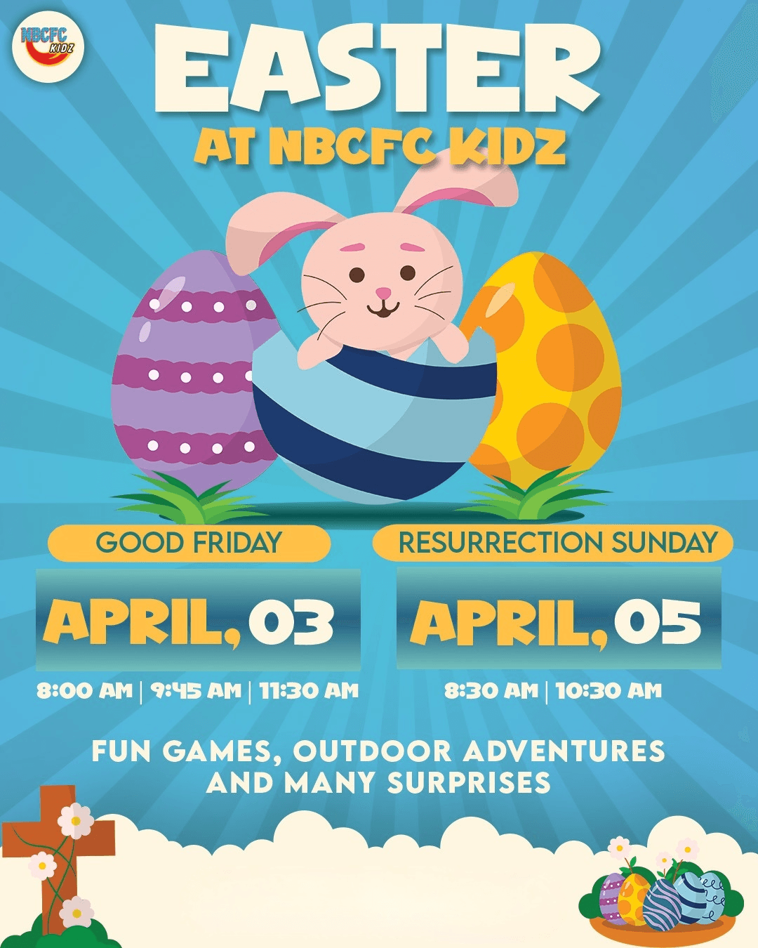 Easter at NBCFC Kidz